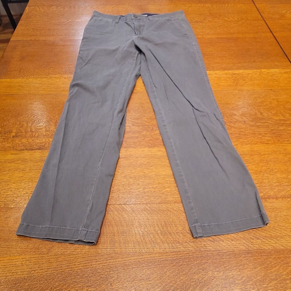 Sonoma Flexwear Mens Cotton Stretch Chino Pants 36x32 Gray